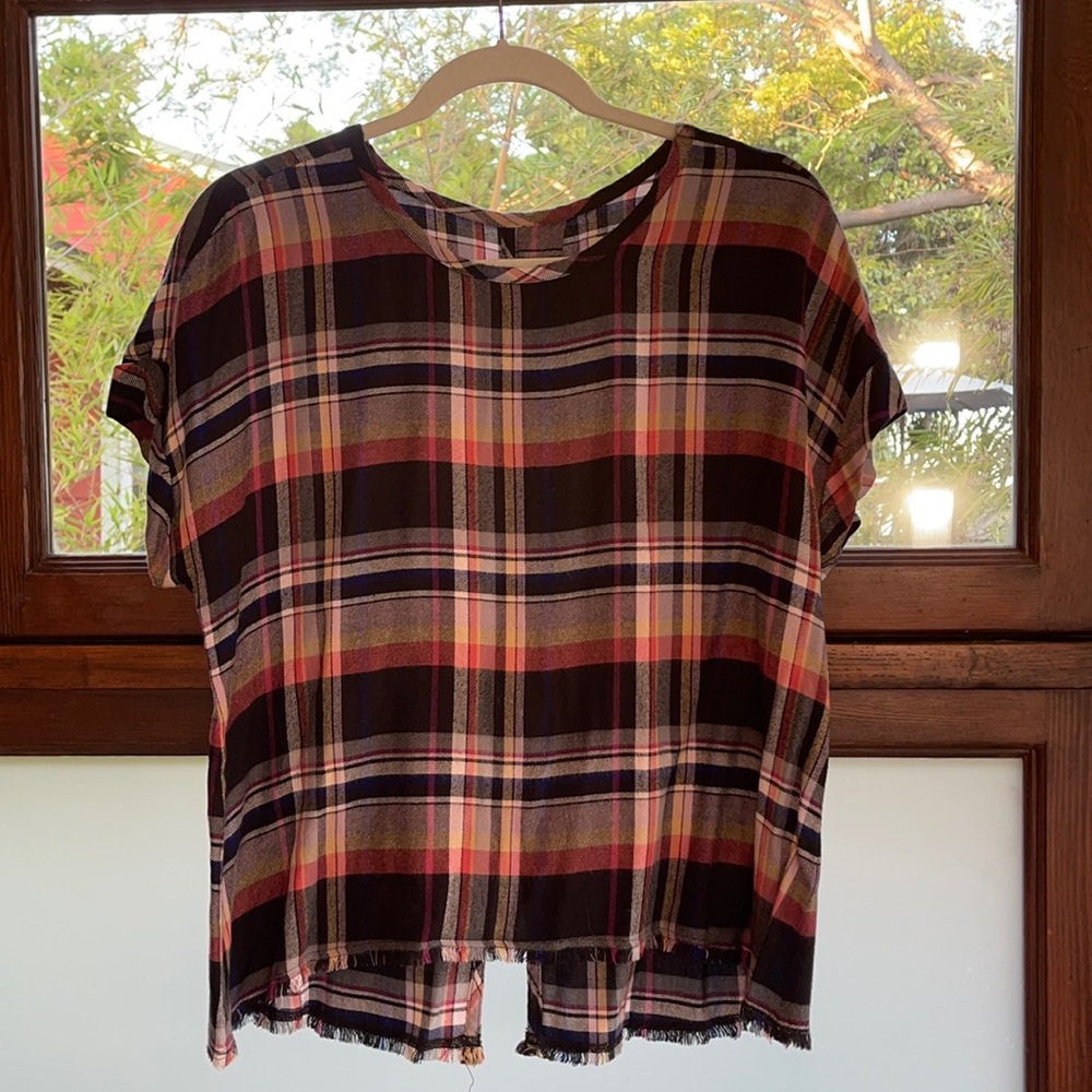 Cloth & Stone flannel top